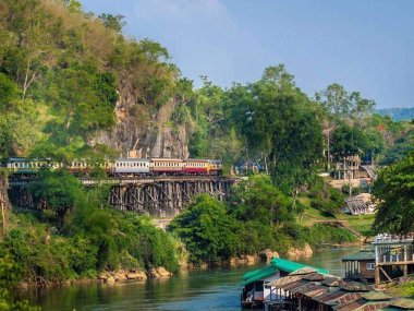 Erawan Waterfalls & River Kwai Day Tour – Thailand