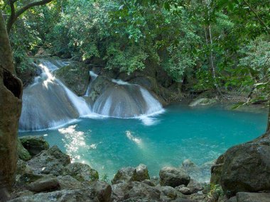 Erawan Waterfalls & River Kwai Day Tour – Thailand