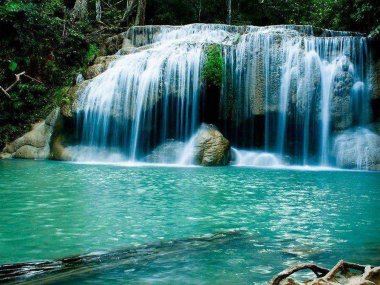 Erawan Waterfalls & River Kwai Day Tour – Thailand