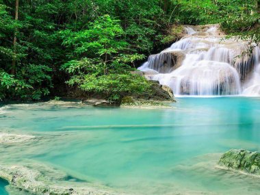 Erawan Waterfalls & River Kwai Day Tour – Thailand