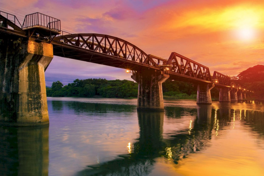 2-Day River Kwai & Erawan Waterfalls Tour – Thailand